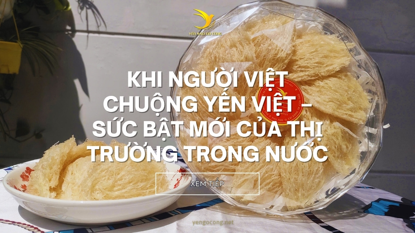Khi người Việt chuộng yến Việt – Sức bật mới của thị trường trong nước